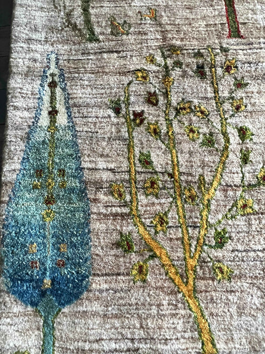 Persian Gabbeh Rug | 6’ 6” x 4’ 7”
