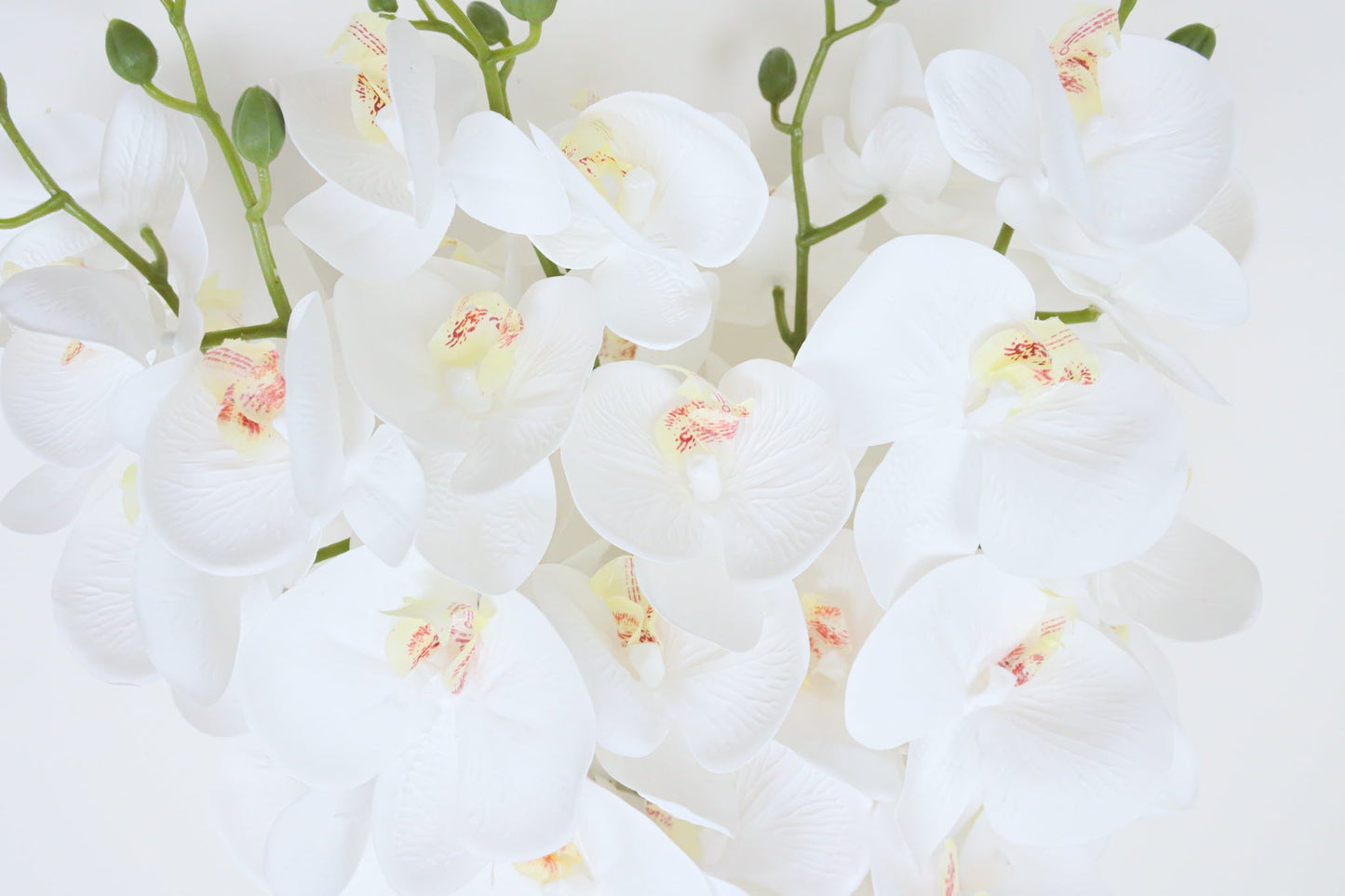 Zuna Künstliche Weiße Orchideenstrauß 107 x 30 cm (6er-Set)