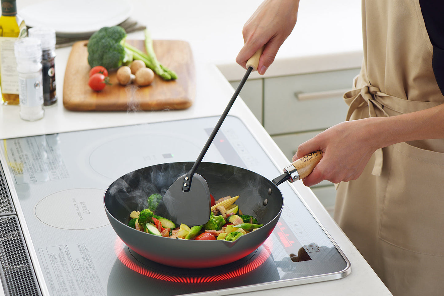 Yoshikawa Cook-Pal Ren Tiefe Bratpfanne 20CM CARBON STEEL | MADE IN JAPAN