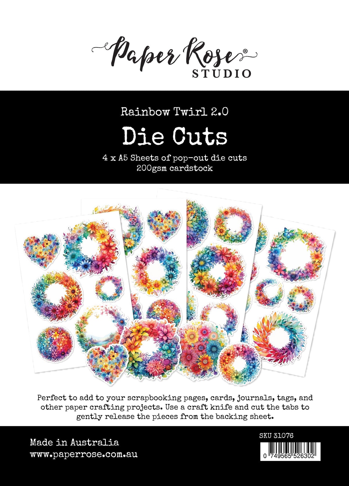 Rainbow Twirl 2.0 Die Cuts 31076