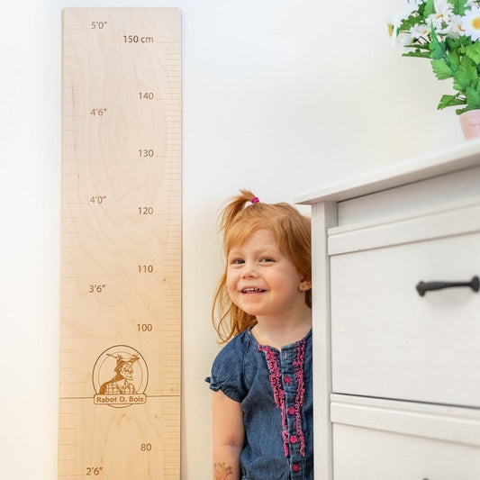 Holzlineal für Kinder – Gerade