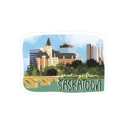 Saskatoon Skyline Magnet