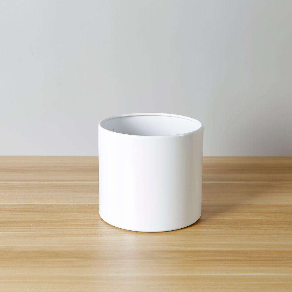 Shira White Pflanzgefäß mit Haarnadelbeinen (61cm)