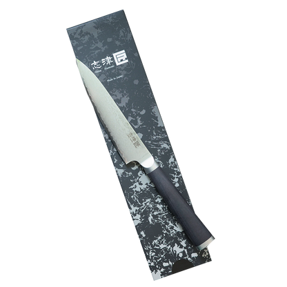 Miyako SUS 130mm Petty-Messer - 33 Lagen Damaststahlklinge – Hergestellt in Japan