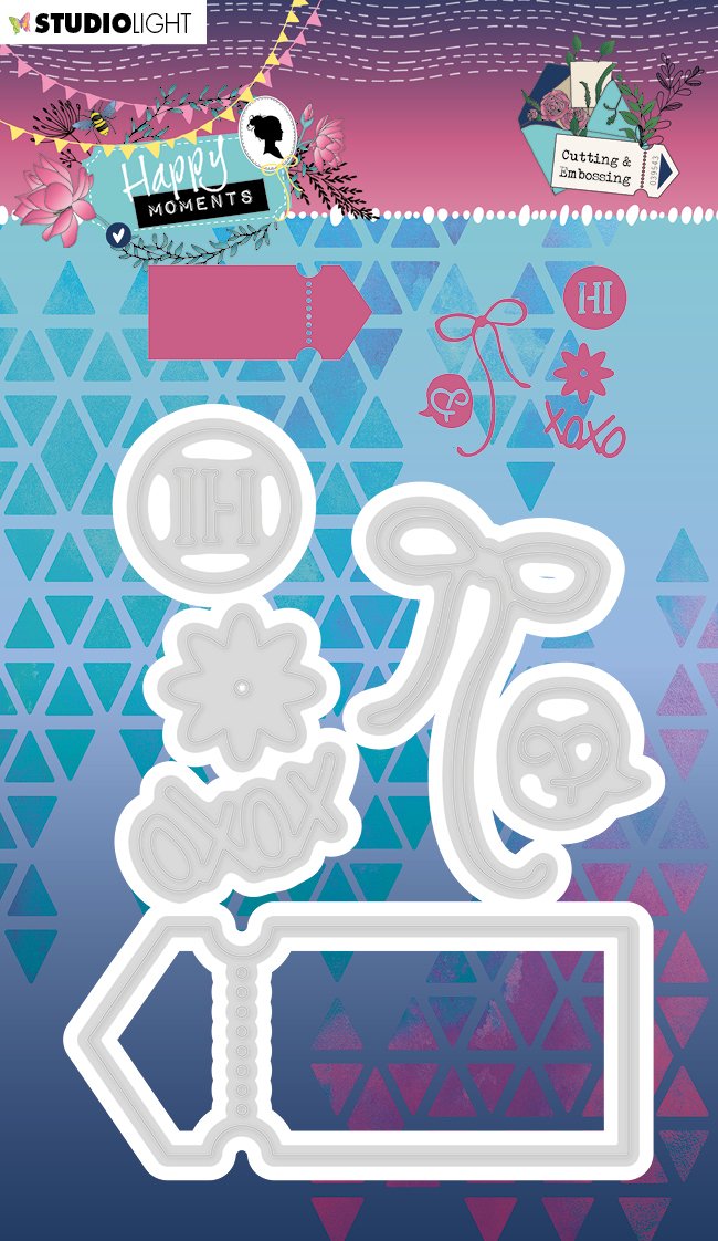 Embossing Die 88x115 mm, Happy Moments nr.291