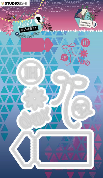 Embossing Die 88x115 mm, Happy Moments nr.291