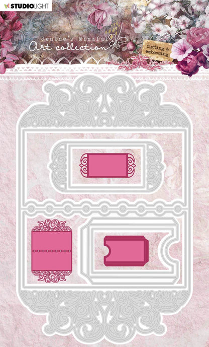 Embossing Die 132x205mm, Jenine's Mindful Art 4.0 nr.08