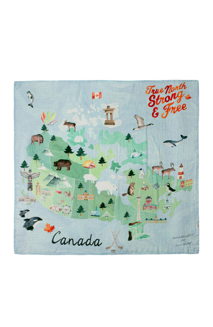 Baby Muslin Swaddle in Tanboocel® Bamboo Viscose - Canada
