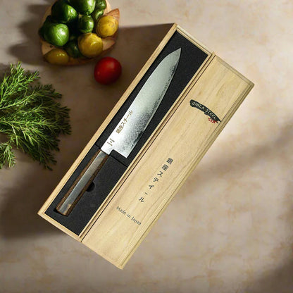 Seiryū (青龍) Serie - Gyuto Messer 210mm VG10 Damaststahl