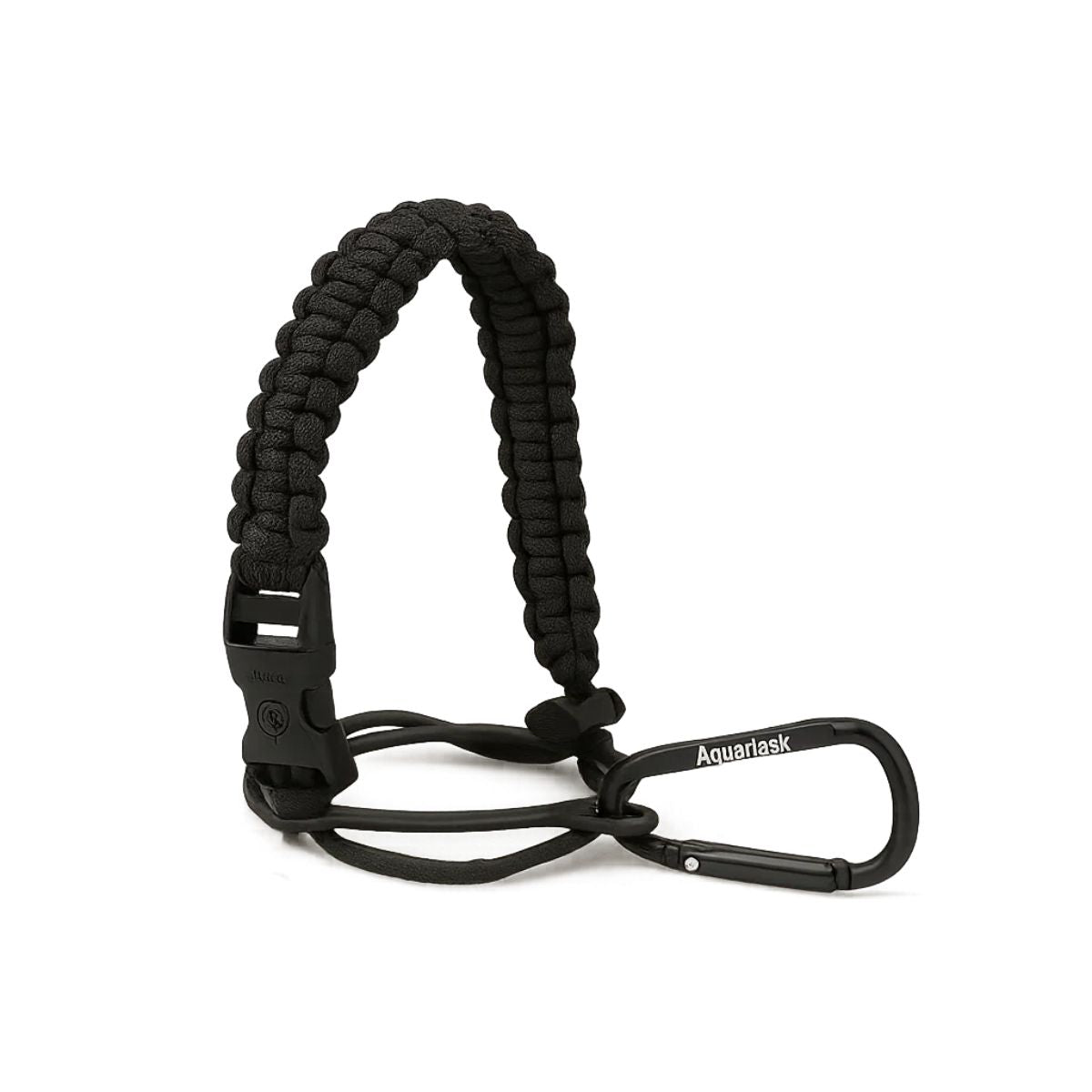 AquaFlask 400 ml–1,9 l Paracord-Griff mit Karabinerhaken – Robuster Trageriemen für Wasserflaschen