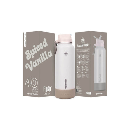 AquaFlask Colorwave 40oz Flip Sip Flasche – Isolierte Edelstahl-Trinkflasche