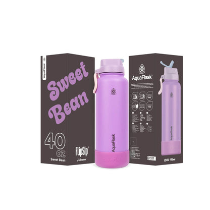 AquaFlask Colorwave 40oz Flip Sip Flasche – Isolierte Edelstahl-Trinkflasche