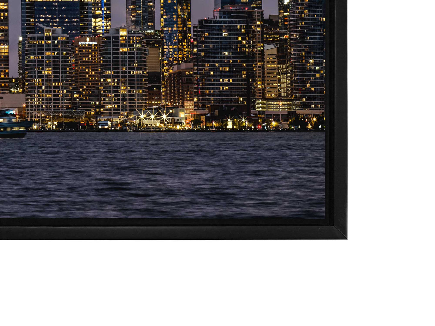 Wandkunst Der CN Tower, Roger Center und der Ontariosee