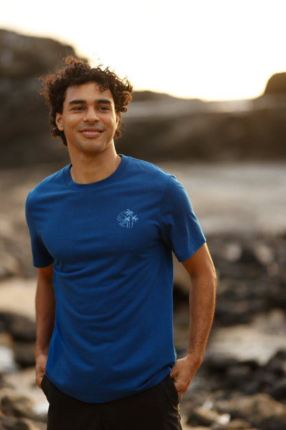 Haiti-Palmen-Overlay T-Shirt