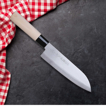 Tsubazo - Santokumesser 170 mm - Klinge aus Edelstahl | Hergestellt in Japan