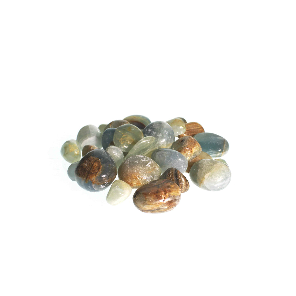 Blue Onyx Tumbled Stones