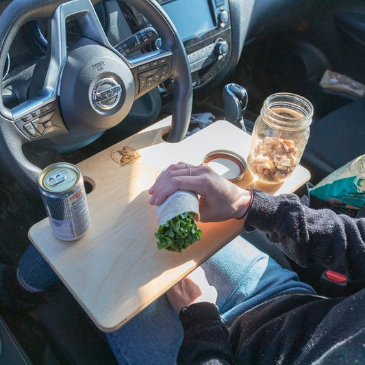 Holzlenkradablage für das Auto