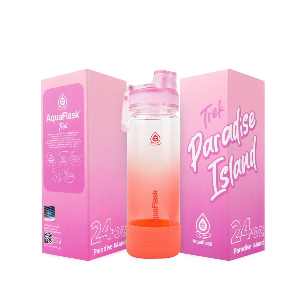 AquaFlask Trek V2 40oz Tritan Trinkflasche – BPA-frei & auslaufsicher