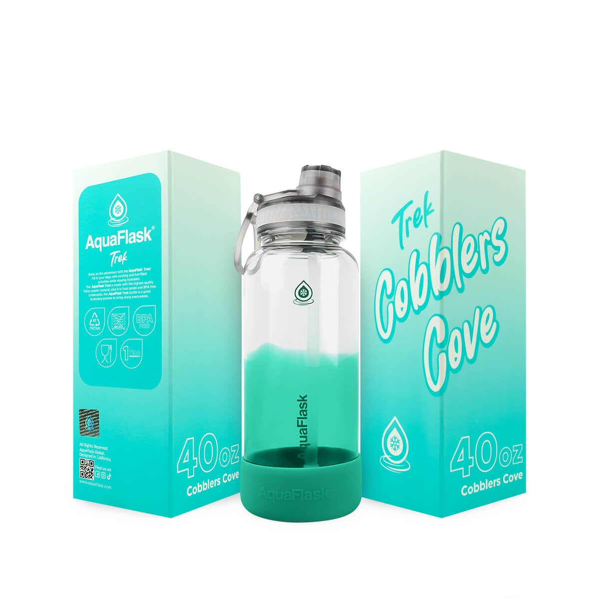 AquaFlask Trek V2 40oz Tritan Trinkflasche – BPA-frei & auslaufsicher