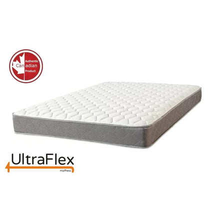 UltraFlex® ESSENCE PLUS Orthopädische Luxus-Gedächtnisschaummatratze mit Gel, Natürlicher Komfort, Ausgewogene Unterstützung, Umweltfreundliche Matratze mit wasserdichtem Matratzenschoner (Hergestellt in Kanada)