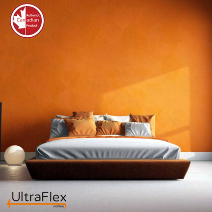 UltraFlex® ASPIRE – Stützende Komfortschaum-Matratze für Druckentlastung, kühlen Schlaf, mittlere Festigkeit, umweltfreundliche Matratze mit Premium Cool Gel Memory Foam (Hergestellt in Kanada)