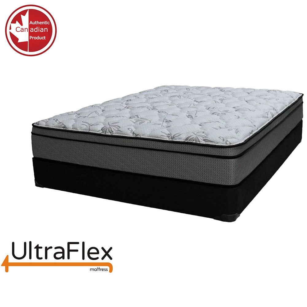 UltraFlex® DYNASTY – Feste orthopädische Wirbelsäulenpflege, Haltungsunterstützung, Druckentlastung und kühlerer Schlaf, Natürlicher Heavy-Duty- und High-Density-Schaumstoff, Umweltfreundliche Matratze (Hergestellt in Kanada)