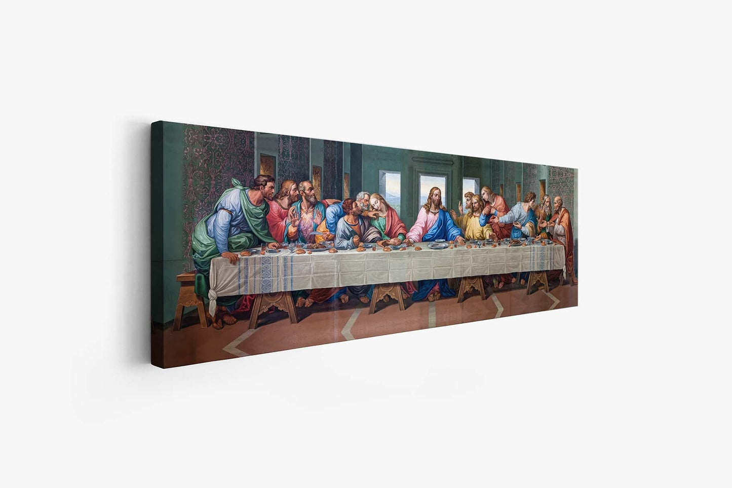 Letztes Abendmahl Leinwand- Wandkunst- RGB Firnis Leinwanddruck