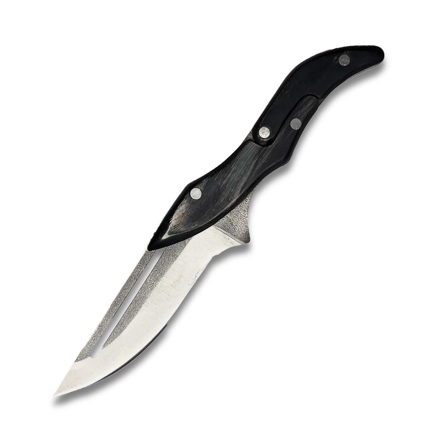 Ginza Steel - X Fold N690 Klingen-Klappmesser mit Widderhorn-Griff