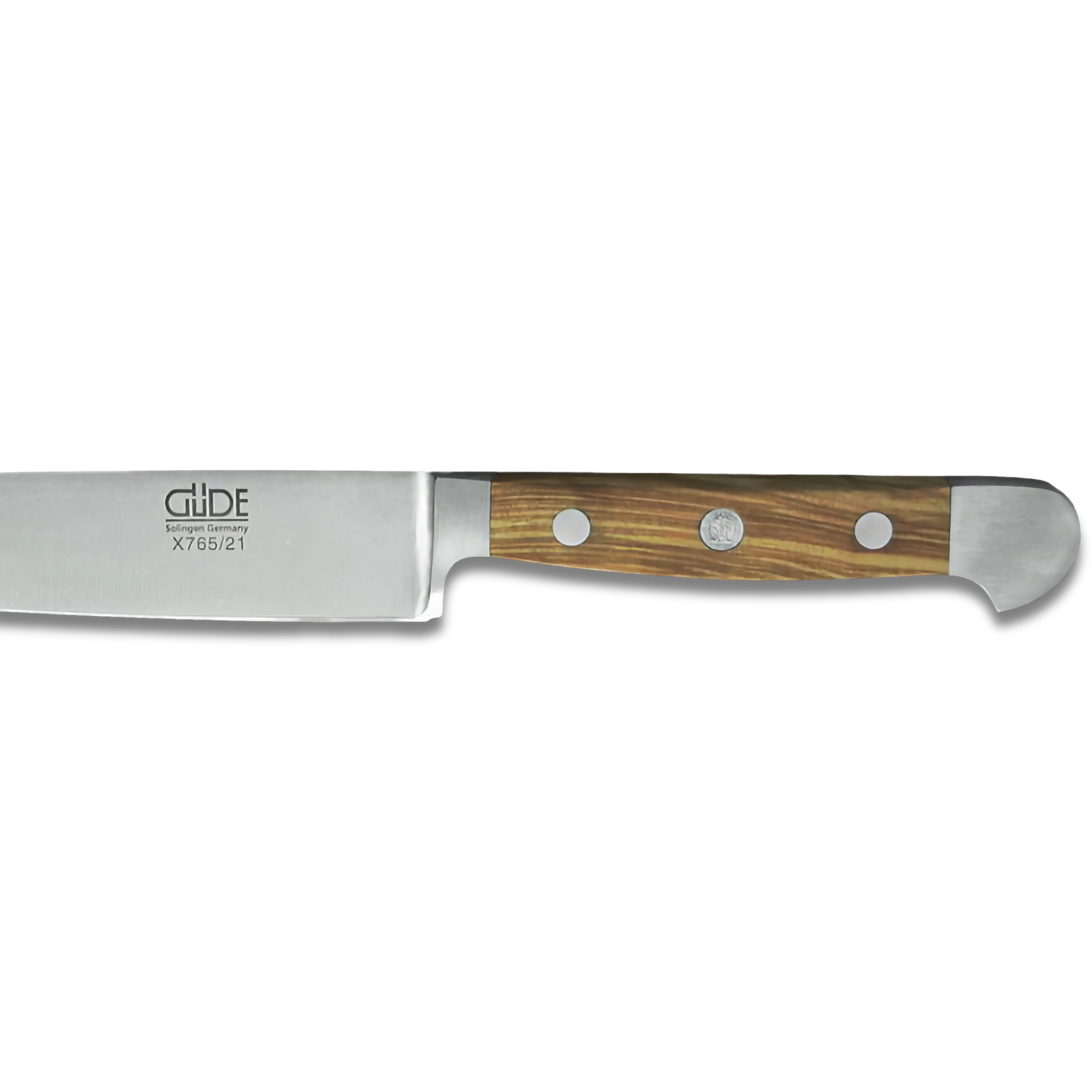 ALPHA OLIVE | Tranchiermesser / Schinkenmesser 8" | Geschmiedeter Stahl / Olivenholzgriff