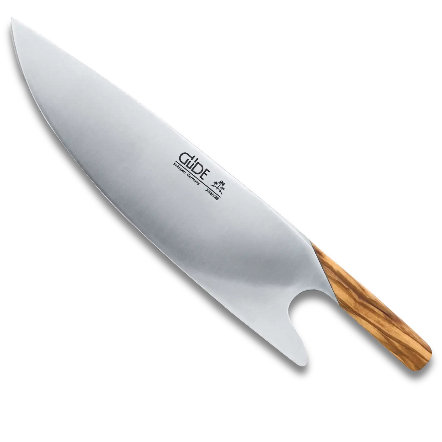 DAS MESSER | Klingenlänge 25,4 cm | Geschmiedeter Stahl | Olivenholzgriff