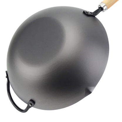 Yoshikawa Cook-Pal Ren Wok aus nitriertem Karbonstahl 30CM - JAPAN