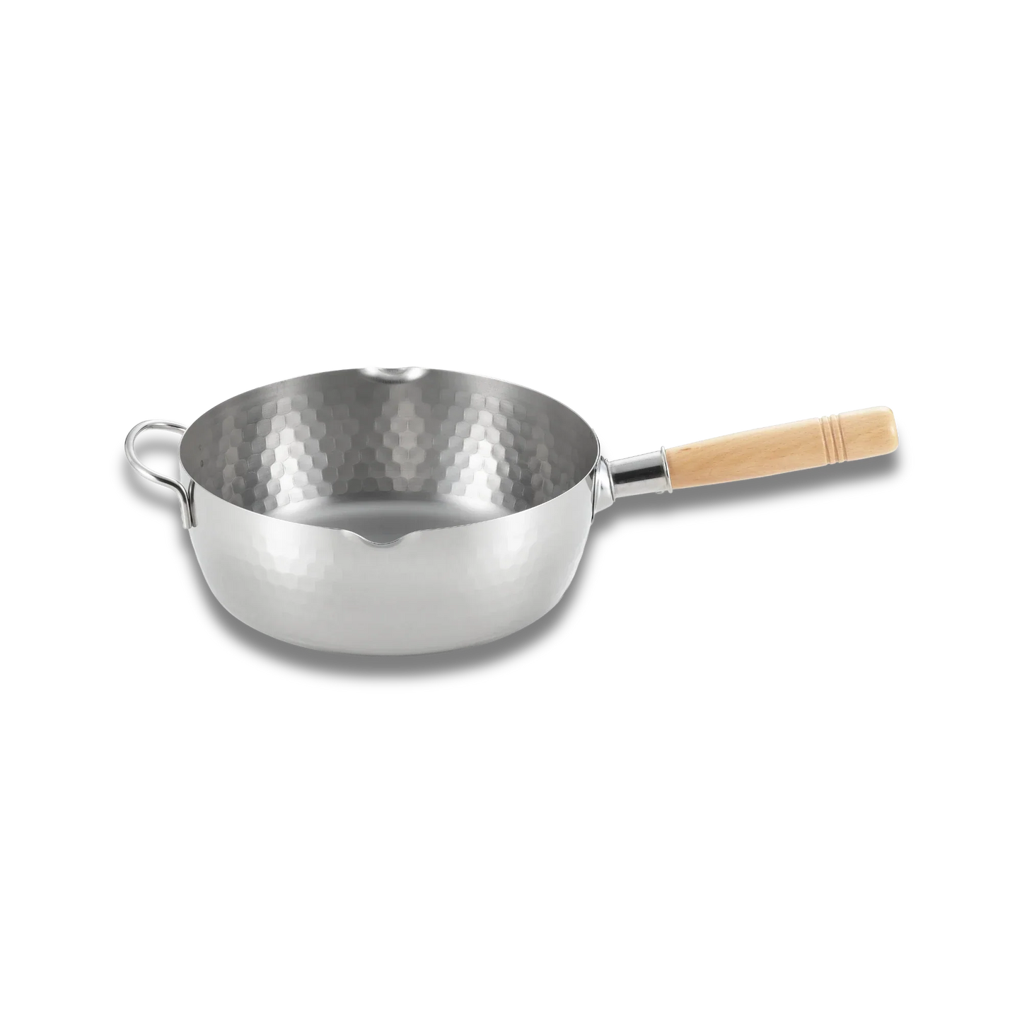 Yoshikawa Yukihira Topf 24cm Edelstahl | 3.6L mit Holzgriff
