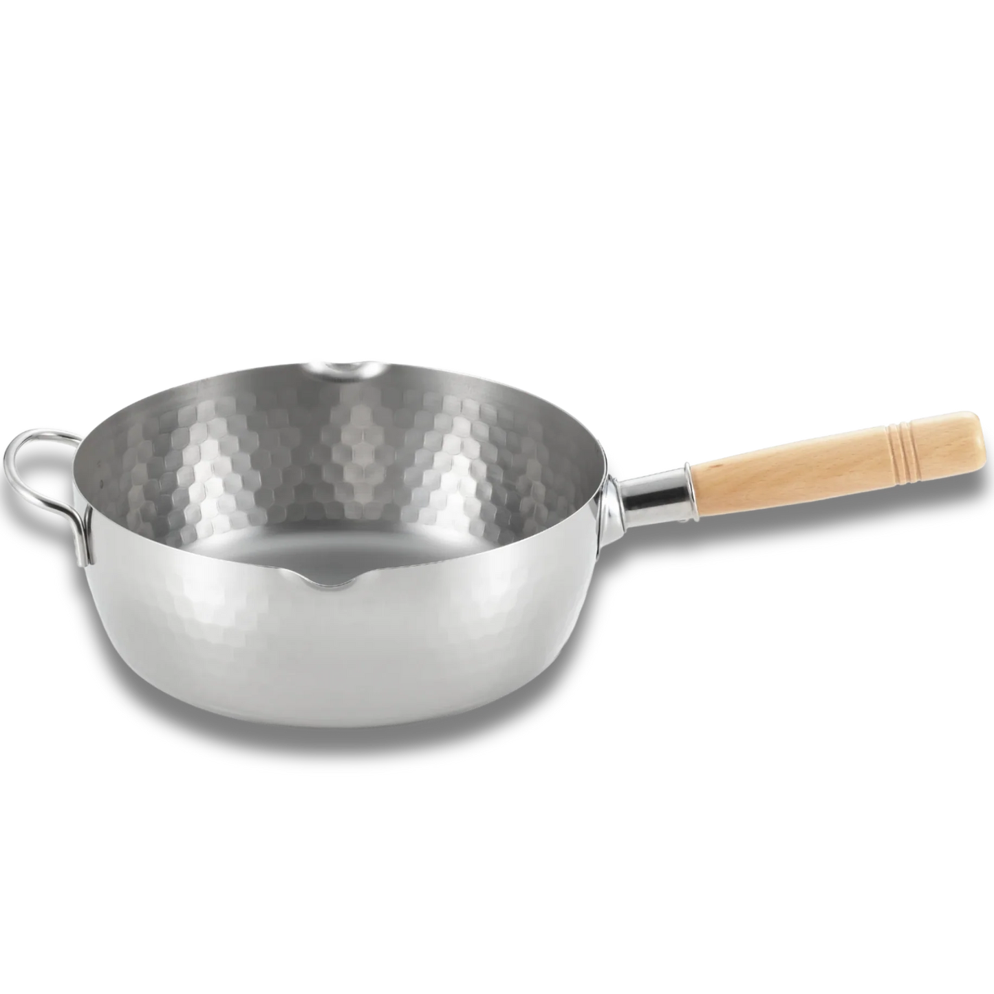 Yoshikawa Yukihira Topf 24 cm | 3,6 L Edelstahl mit Holzgriff