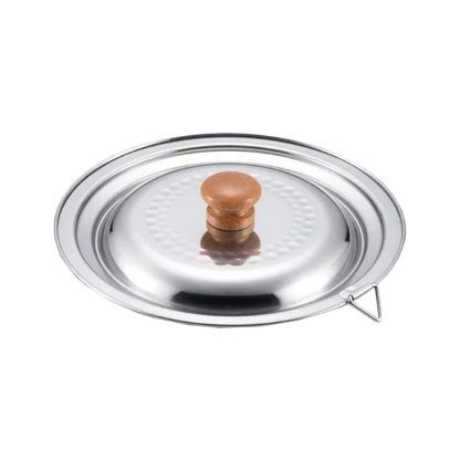 Yoshikawa Yukihira Lid 14-16cm – Made in Japan – Stainless Steel