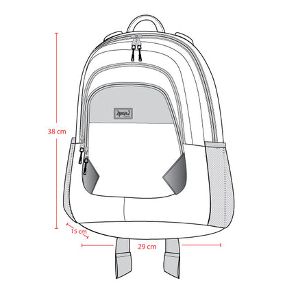 Little Kids Backpack Blue Unicorn Print