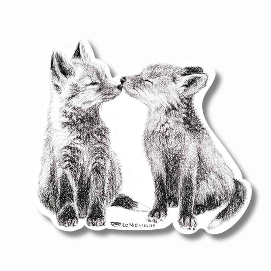 Adorable Foxes Magnet