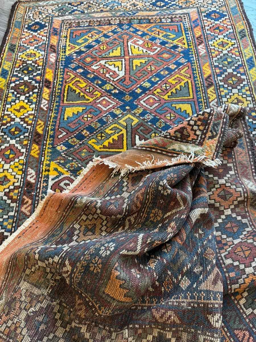 Antique Shahsavan Runner Rug | 3' 5" x 9' 6"