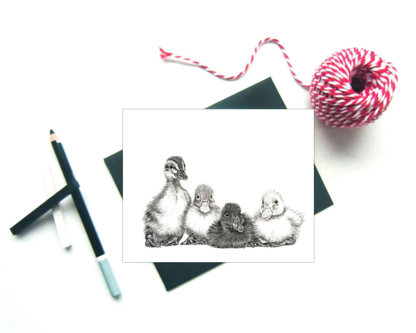 Baby ducklings Greeting Card