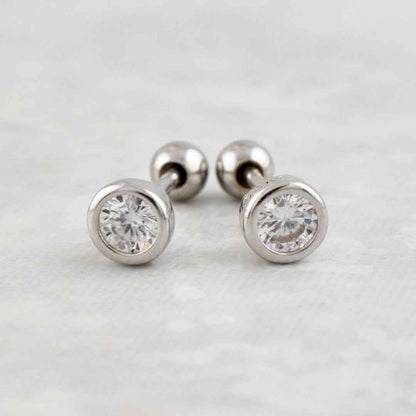 Boucles d'oreilles Classiques en argent sterling
