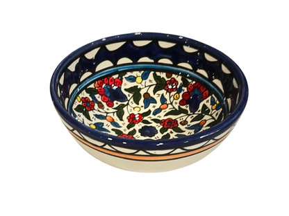 Handgefertigte Keramik-Servierschale – 13 cm Suppen- & Salatschale