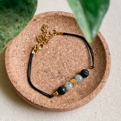 Bracelet cordon diffuseur d’huiles essentielles | NOCTIS