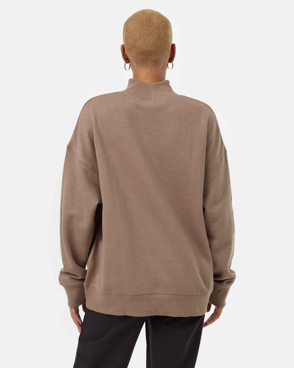 Oversized Mockneck Fleece