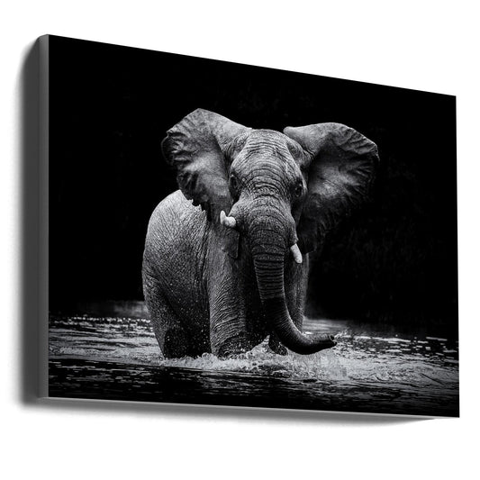 Wandbild Power 1. Elefant