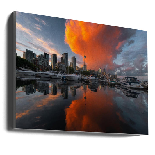 Wandbild Burn in Toronto Leinwandbild