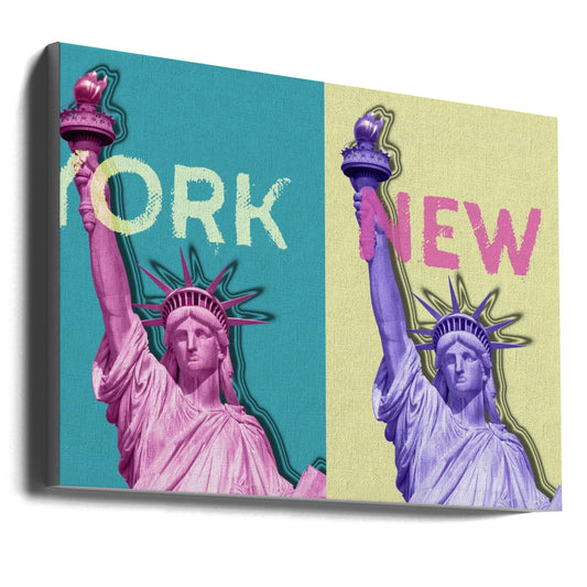 Wandbild POP ART Freiheitsstatue III