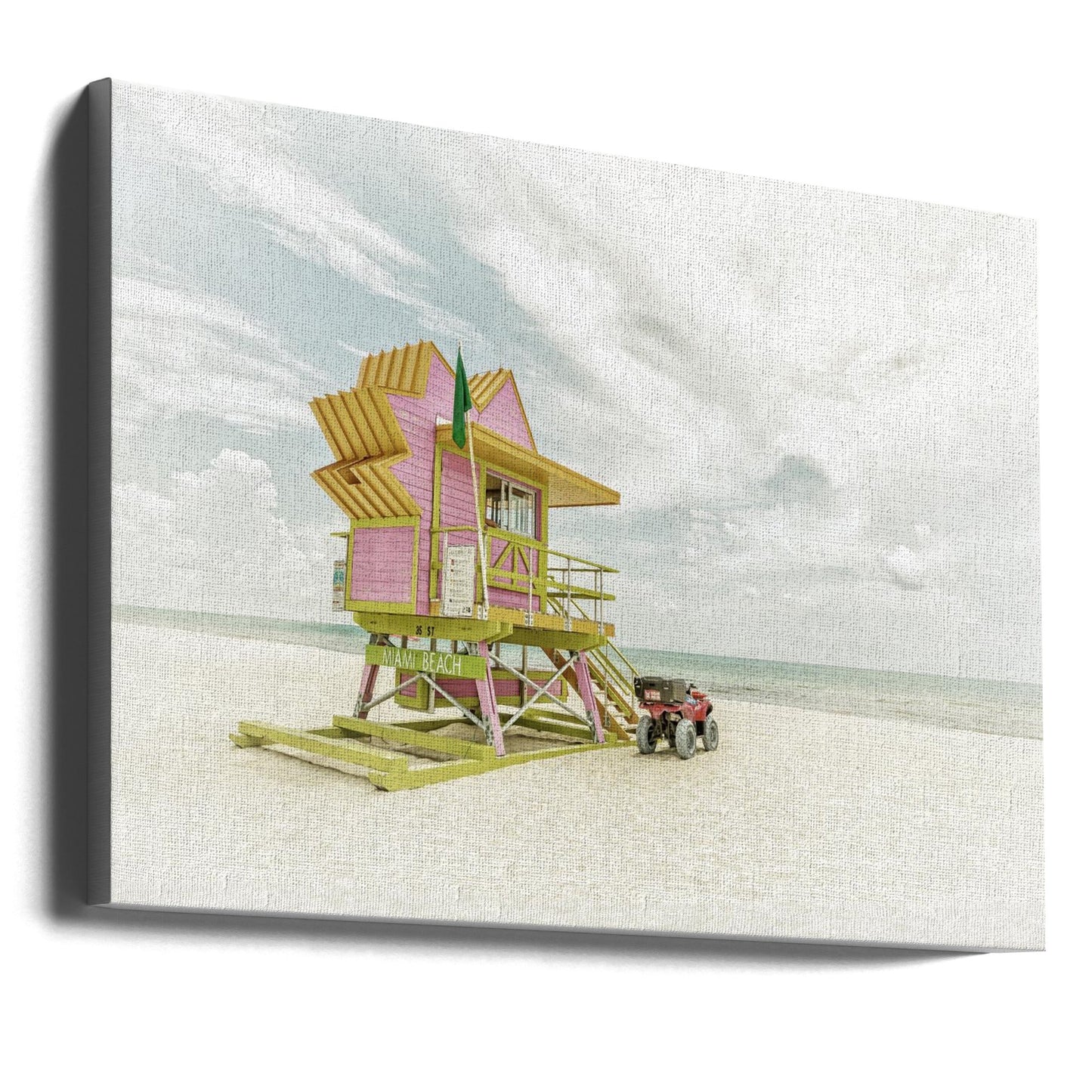 Wandbild MIAMI BEACH Vintage Florida Flair