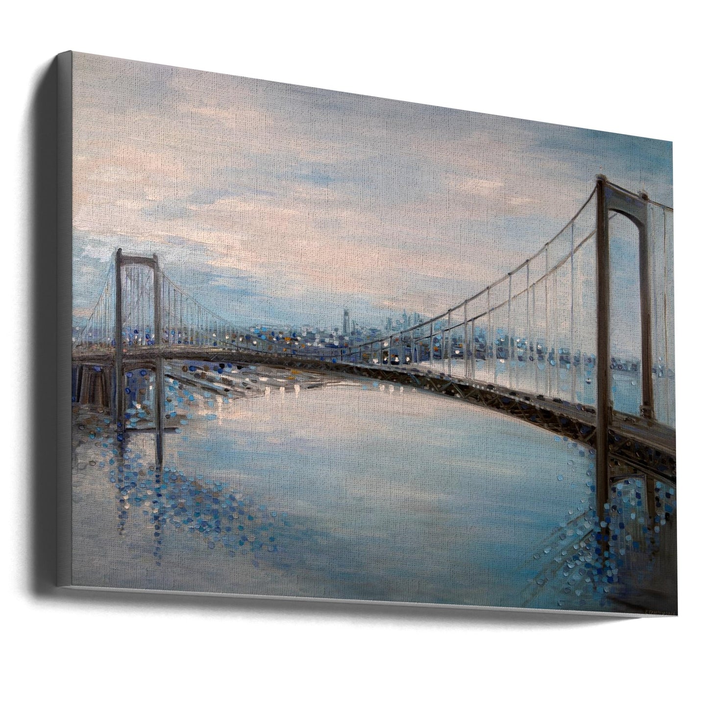 Wandkunst-Ermilkina Waltwhitmanbridge  Öl