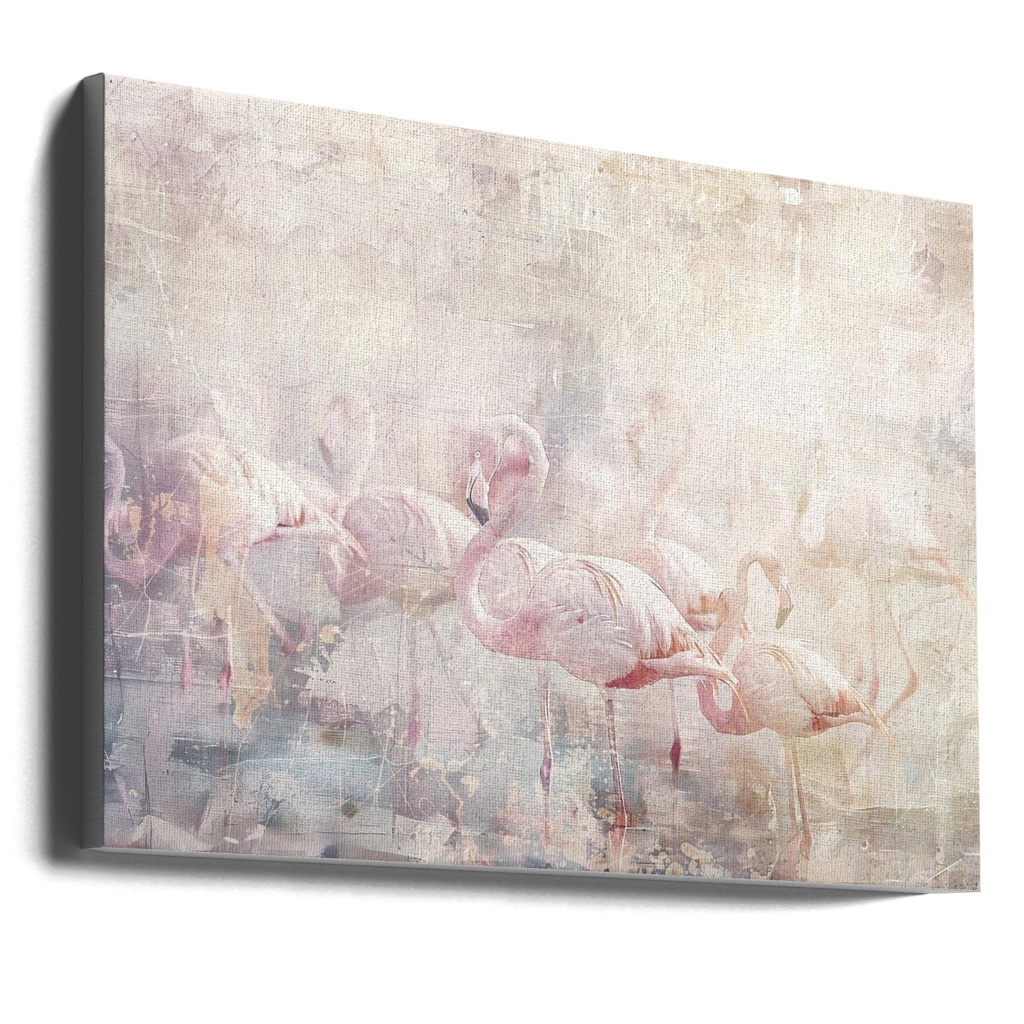Wandkunst Flamingo Tier Vintage Kunst Illustration Wandkunst 10