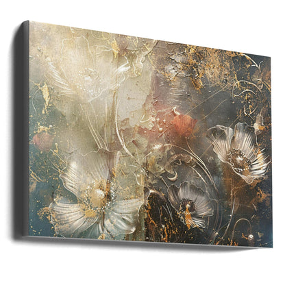 Wandbild Blumen Blumenkunst Illustration Wandkunst 042