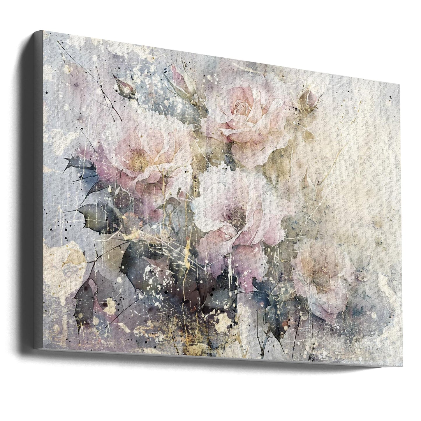 Wandbild Blumen Blumenkunst Illustration Wanddeko 076